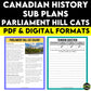 Canadian History Sub Plans - Parliament Hill Cat Colony