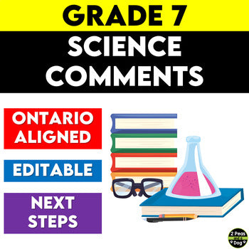 Grade 7 Science Ontario Report Card Comments