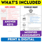 Grade 8 History Modified Bundle Ontario Curriculum