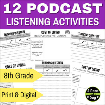 Podcast Listening Comprehension Bundle 2