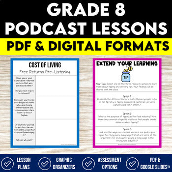Podcast Listening Comprehension Bundle 2