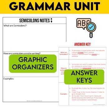 Grade 6 Grammar Unit