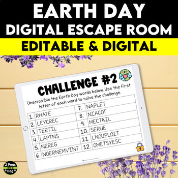 Earth Day Digital Escape Room