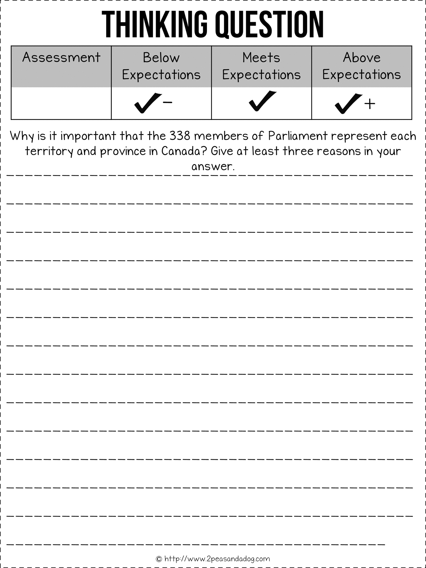 Canadian History Sub Plans - Parliament Hill