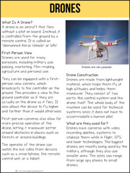 Drones Non-Fiction Article