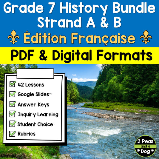 Grade 7 History Units 1713-1850 French Edition Ontario Curriculum