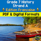 Grade 7 History New France and British North America 1713–1800 Strand A FRENCH