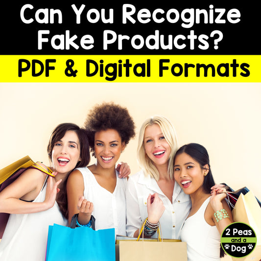 Media Literacy: Consumer Awareness Lesson - Fake Products