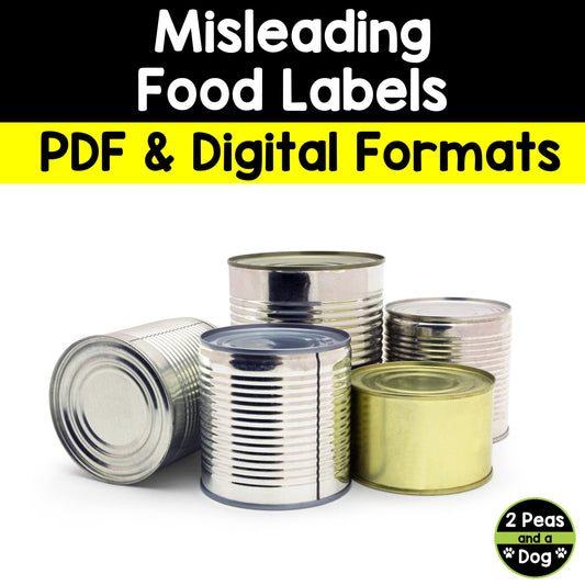 Media Literacy: Consumer Awareness Lesson - Misleading Food Labels