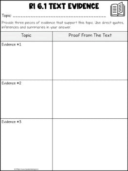 Middle School Informational Text Graphic Organizers | Distance Learning