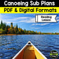 Middle School ELA Sub Plans - Topic Canoeing