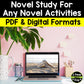 Novel Study Activities For Any Novel