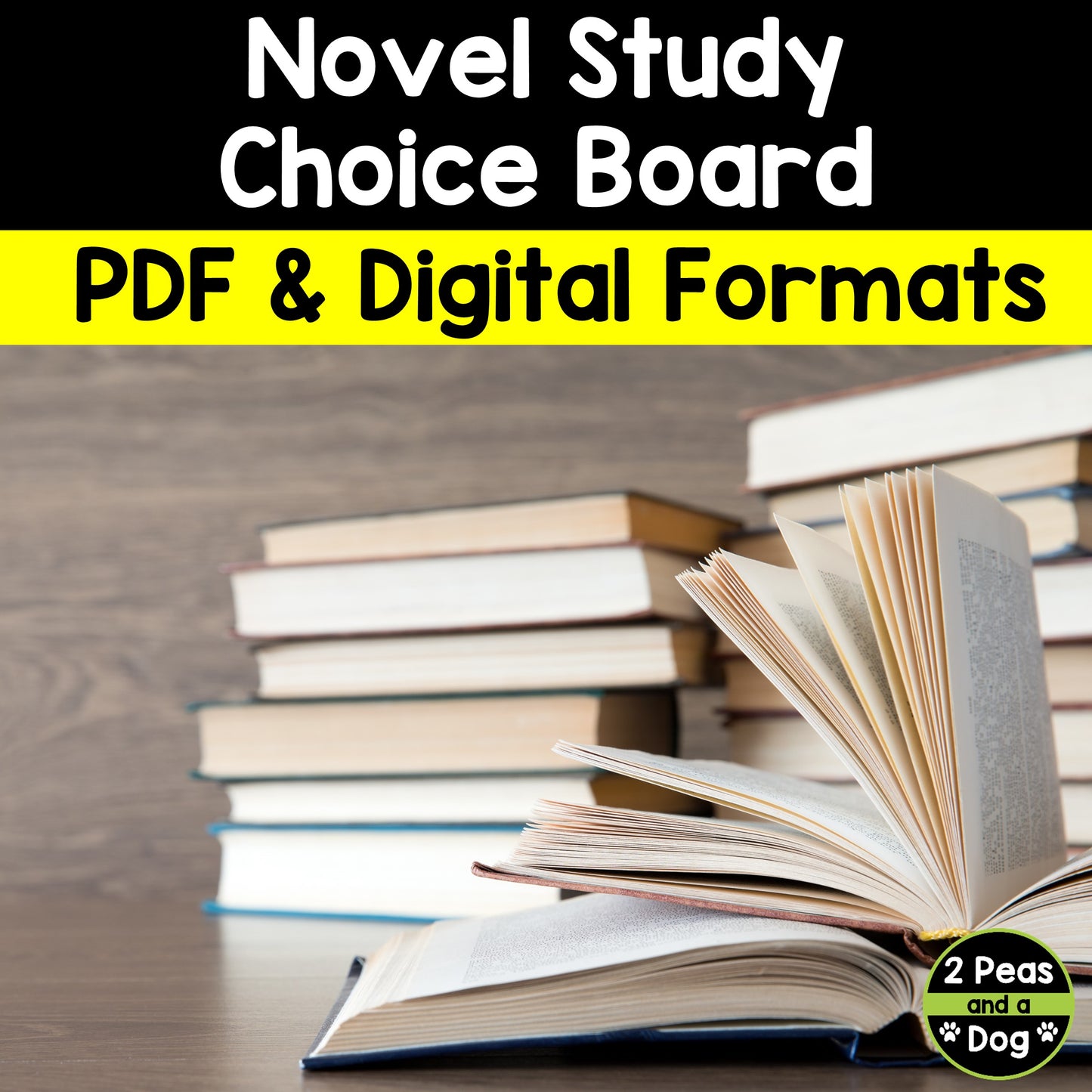 Novel Study Choice Board 9 Activities For Any Novel