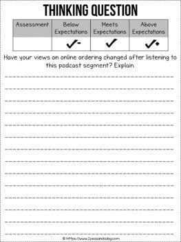 Podcast Listening Comprehension Lesson - Online Orders