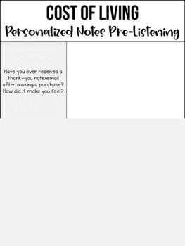 Podcast Listening Comprehension Lesson - Personalized Notes