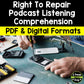 Podcast Listening Comprehension Lesson - Right To Repair