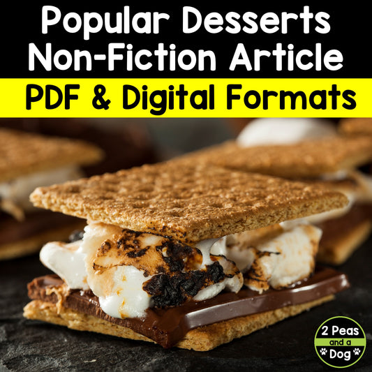 Popular Desserts Non-Fiction Article