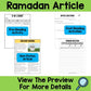 Ramadan Non-Fiction Article