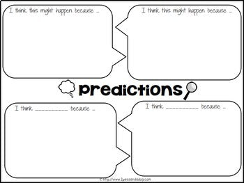 Reading Strategies Graphic Organizers