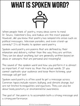 Spoken Word Assignment – 2 Peas and a Dog