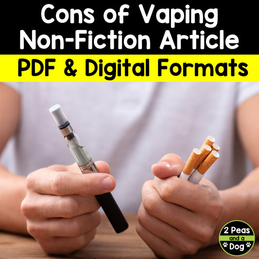 The Cons of Vaping Non-Fiction Article